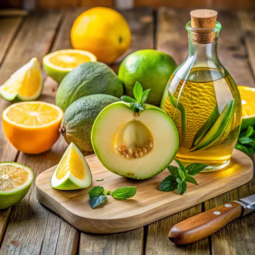 खरबूजा और एवोकाडो का सलाद